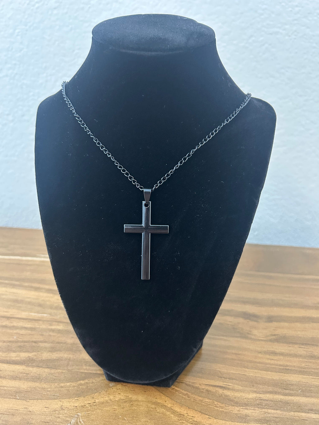 Black Cross Necklace